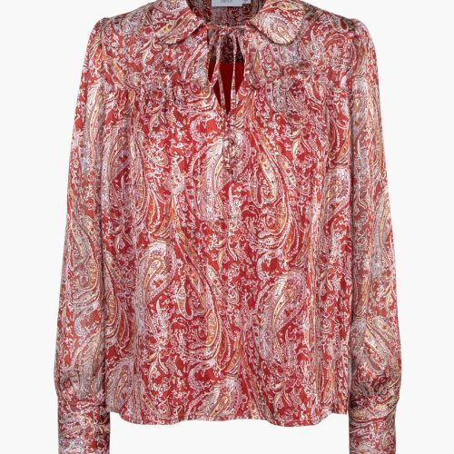 Paisley print blouse