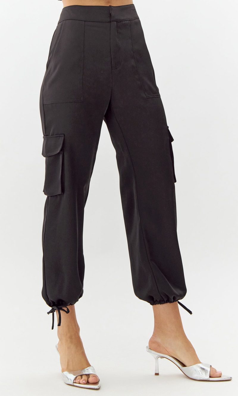 G246P6374 Sammy Satin Cargo Pant 2